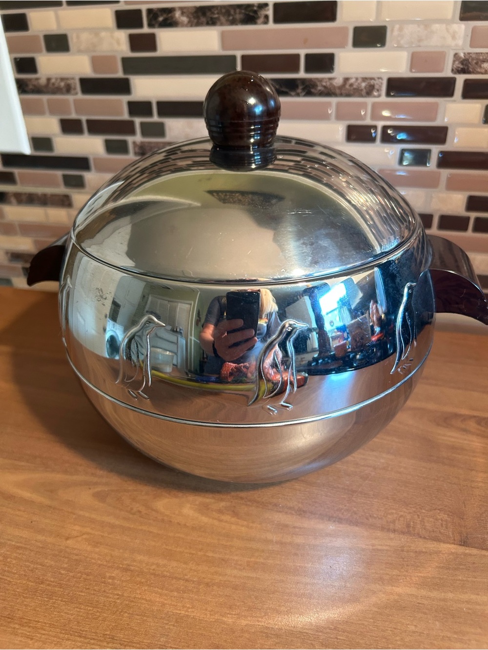 Vintage West Bend Penguin Hot Cold Server
